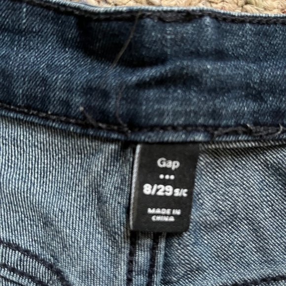 Gap Dark Wash Bootcut Jeans Size 8/29 - Picture 2 of 4